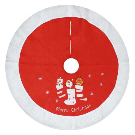 Piros Red Karácsonyfa szoknya, alátét 80 cm