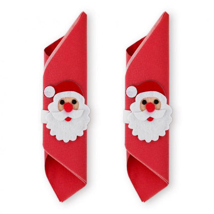 Télapó Santa Claus szalvétagyűrű szett