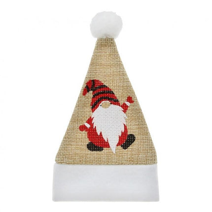 Karácsonyi Gnome evőeszköz kabát 11 cm