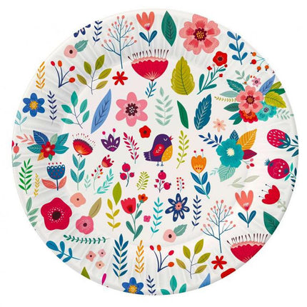 Tavasz Have Fun Light papírtányér 6 db-os 18 cm