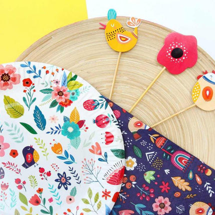 Tavasz Have Fun Light papírtányér 6 db-os 18 cm