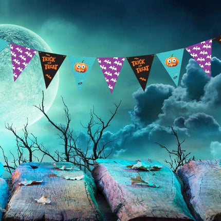 Halloween Boo zászlófüzér 250 cm
