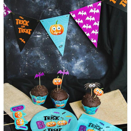 Halloween Boo zászlófüzér 250 cm