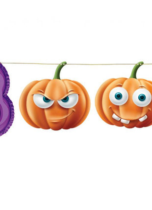 Halloween Boo papír felirat 150 cm