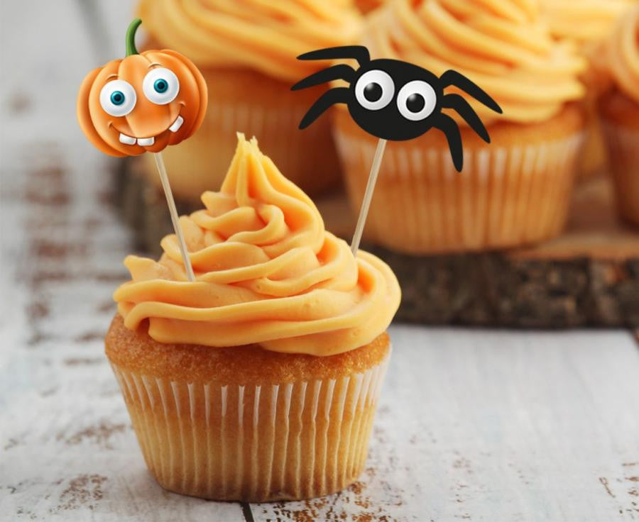 Halloween, Boo díszítő pálca 6 db-os