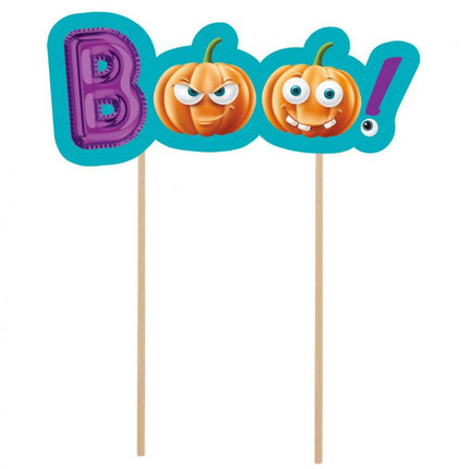 Halloween Boo torta dekoráció 18 cm