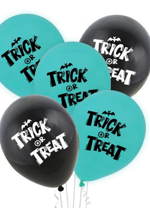 Halloween Boo léggömb, lufi 5 db-os 12 inch (30 cm)