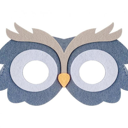 Bagoly Owl filc maszk 18 cm