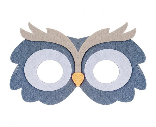 Bagoly Owl filc maszk 18 cm