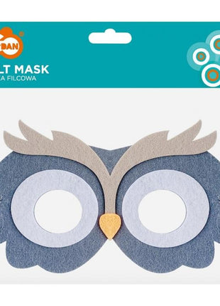 Bagoly Owl filc maszk 18 cm