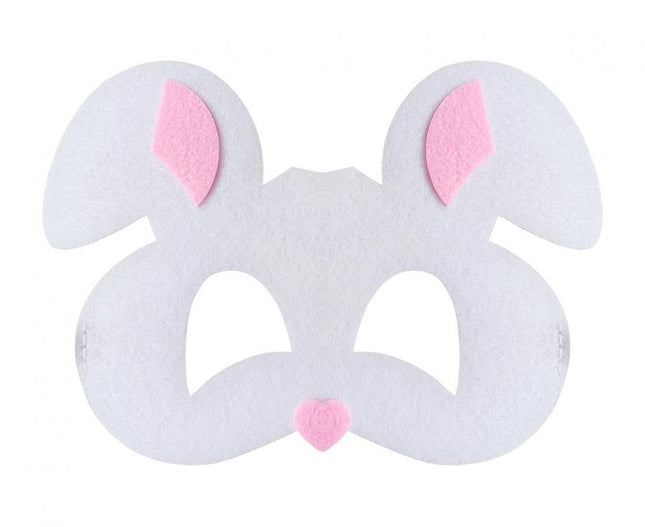 Rabbit, Nyuszi filc maszk 18,5 cm