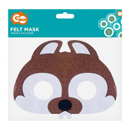 Beaver, Hód filc maszk 17,5 cm