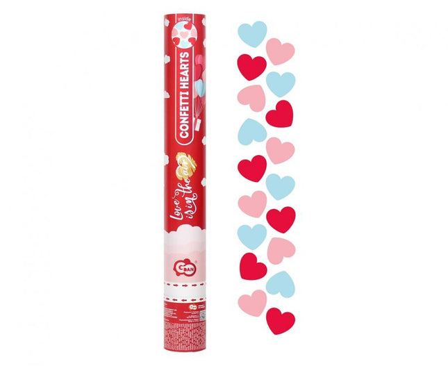 Szerelem Love is in the air konfetti kilövő 40 cm