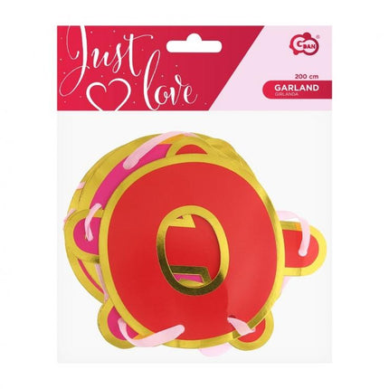 Szerelem XOXO felirat 200 cm