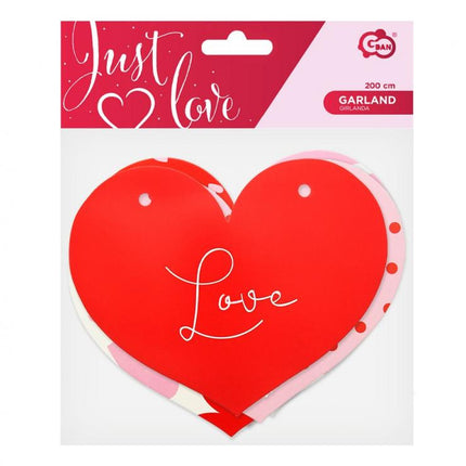 Szerelem Hearts Happy Birthday felirat 200 cm