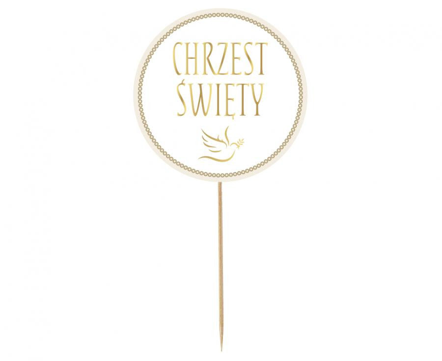 Chrzest Święty torta dekoráció 14 cm