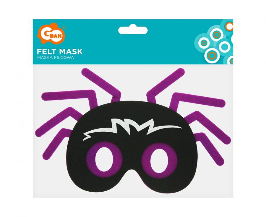 Spider, Pók filc maszk 22 cm