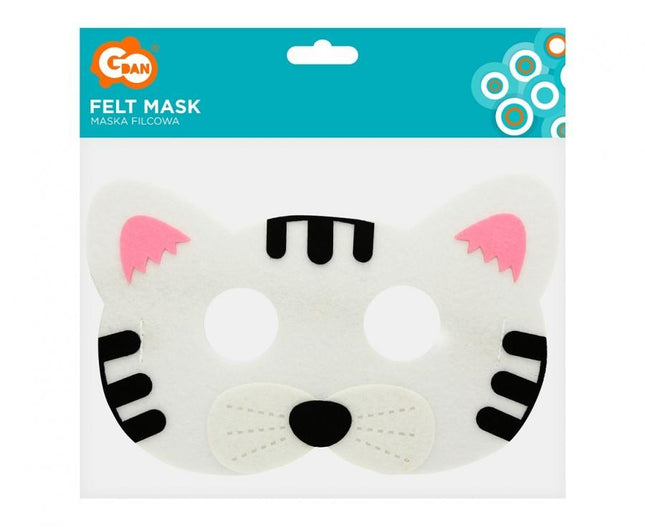Cicás Cat filc maszk 18 cm