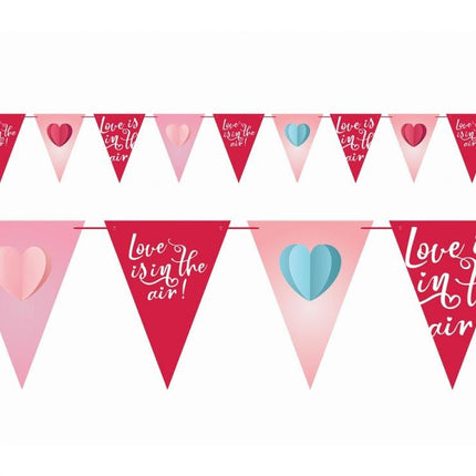 Szerelem Love is in the air zászlófüzér 270 cm