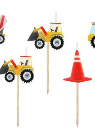 Építkezés Building Blocks tortagyertya, gyertya szett 5 db-os