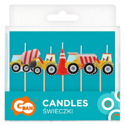 Építkezés Building Blocks tortagyertya, gyertya szett 5 db-os