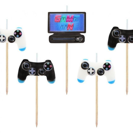 Játék Game tortagyertya, gyertya szett 5 db-os