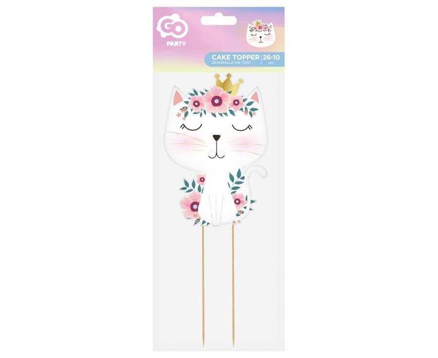 Cicás Sleepy torta dekoráció 26 cm
