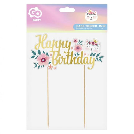 Cicás Sleepy torta dekoráció 19 cm