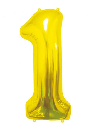 Arany Gold 1-es szám fólia lufi 85 cm