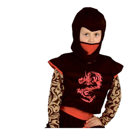 Nindzsa Red Dragon jelmez 120/130 cm