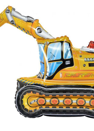 Markológép Excavator 3D fólia lufi 89 cm