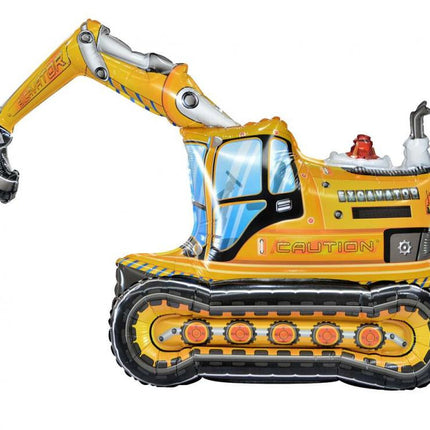 Markológép Excavator 3D fólia lufi 89 cm