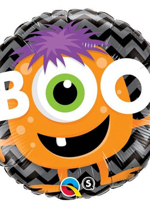 Halloween BOO! Monster fólia lufi 46 cm