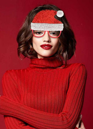 Karácsonyi Santa Hat szemüveg