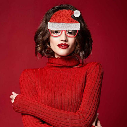 Karácsonyi Santa Hat szemüveg