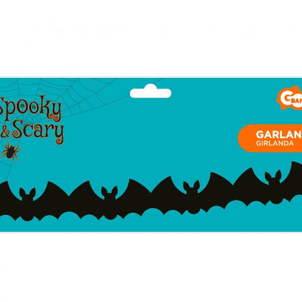 Denevér Black papír girland 300 cm