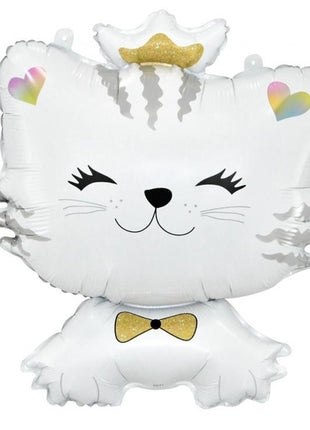 Cicás White fólia lufi 49 cm