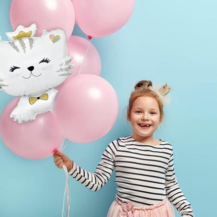 Cicás White fólia lufi 49 cm