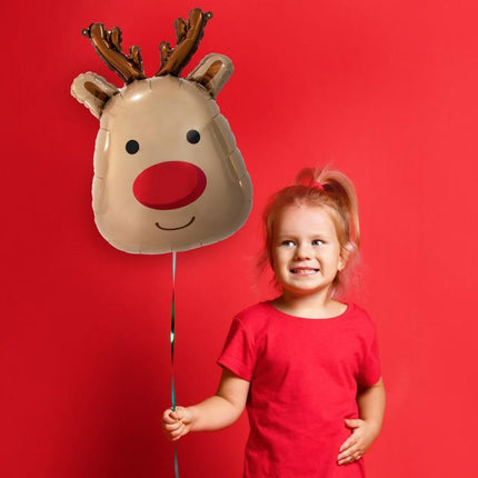 Reindeer, Rénszarvas fólia lufi 61 cm