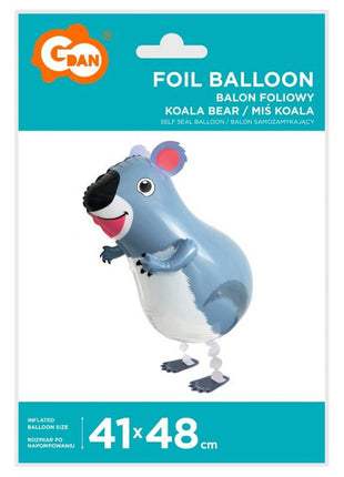 Koala sétáló fólia lufi 48 cm