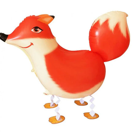 Róka sétáló fólia lufi 69 cm