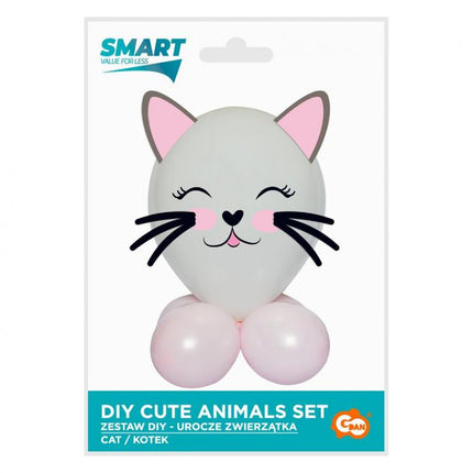 Cicás Cute Animal léggömb, lufi szett