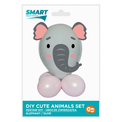 Cute Animal Elephant, Elefánt léggömb, lufi szett