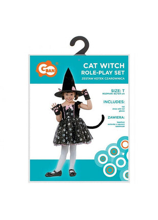 Boszorkány Cat jelmez 92/104 cm