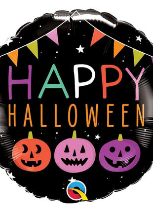 Happy Halloween Pumpkins fólia lufi 46 cm