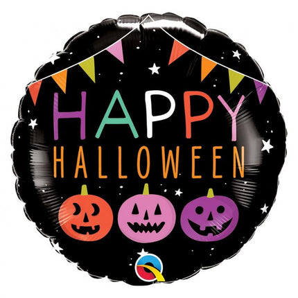 Happy Halloween Pumpkins fólia lufi 46 cm