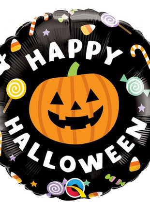 Happy Halloween Candies fólia lufi 46 cm