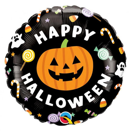 Happy Halloween Candies fólia lufi 46 cm