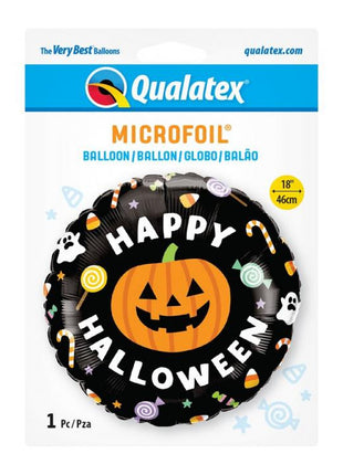 Happy Halloween Candies fólia lufi 46 cm