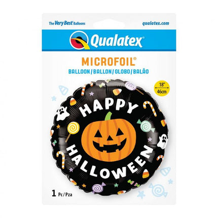 Happy Halloween Candies fólia lufi 46 cm